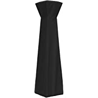 Los mejores  - Amazon Basics - Funda para estufa de pie triangular para terraza - Color negro